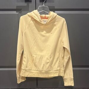 American Eagle Outfitters Men's Yellow Hoodie Sweater